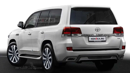 换装3.5L V6双涡轮！丰田新款兰德酷路泽渲染图曝光:2020年亮相