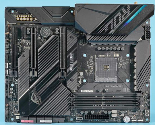 华硕推出ROG CROSSHAIR VIII DARK HERO主板：没有南桥风扇X570主板