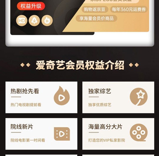 京东PLUS联合爱奇艺VIP年卡仅售97元
