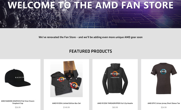AMD官方周边商店悄然开张：Ryzen锐龙主题限量礼盒150美刀