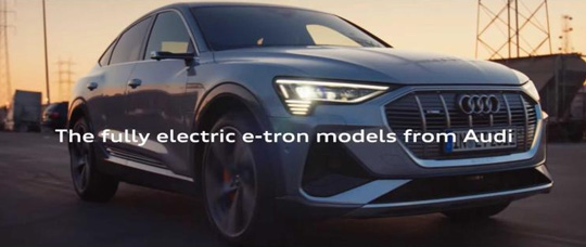 奥迪e-tron sportback现身超级碗广告！《权力的游戏》经典女主角代言