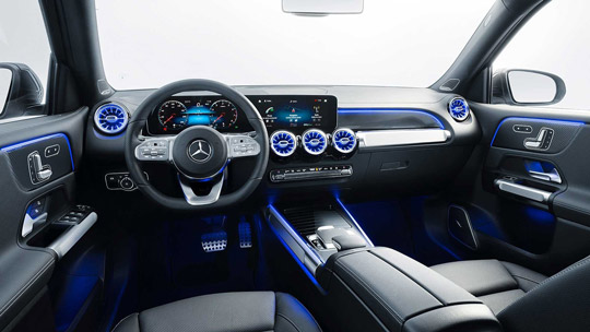 北京奔驰7座SUV GLB 1.3T低功率版即将上市：四缸涡轮