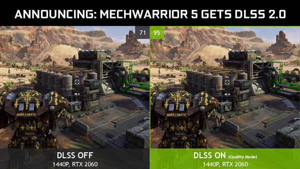 NVIDIA发布新一代AI抗锯齿DLSS 2.0：图质性能提升75％