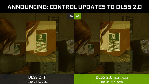 NVIDIA发布新一代AI抗锯齿DLSS 2.0：图质性能提升75％
