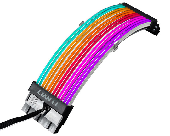 联力推出增强版Strimer PLUS RGB 8/24 Pin供电排线:120个RGB灯