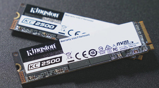 3.5GB/s！金士顿推出发烧级2TB版KC2500固态硬盘
