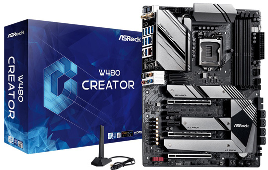 华擎首款W480工作站主板Intros W480 Creator发布：双雷电3接口、万兆网口