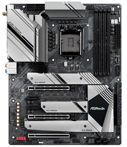 华擎首款W480工作站主板Intros W480 Creator发布：双雷电3接口、万兆网口