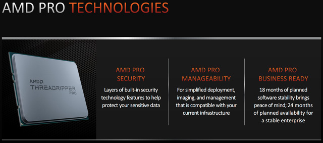AMD发布全新锐龙线程撕裂者PRO(Ryzen ThreadRipper PRO)处理器：64核心128线程