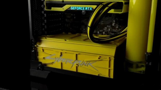 NVIDIA限量款《赛博朋克2077》主题机箱：壕华配置、机身炫酷