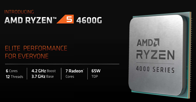 7nm Zen2 APU终于来了！AMD正式发布锐龙4000G/3000G处理器