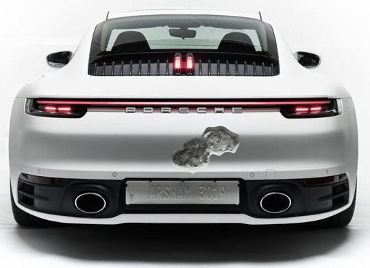 全球仅此一台！保时捷911结晶腐蚀版国内首发：由艺术家丹尼尔·阿尔轩设计