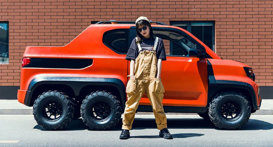 6×6皮卡！五菱发布宏光MINI EV特别版车型