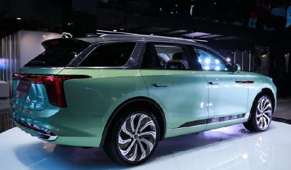 红旗全新豪华旗舰纯电动SUV车型E-HS9全球首秀