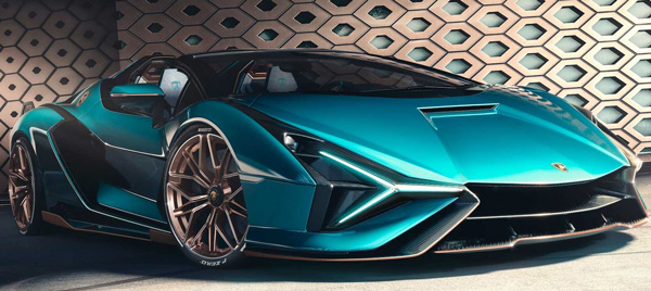 兰博基尼Sian敞篷版发布：搭载6.5L V12发动机＋48V轻混系统