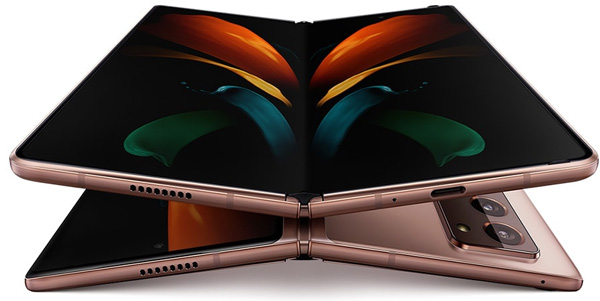 三星发布Galaxy Z Fold2折叠屏5G手机：120Hz、打孔屏