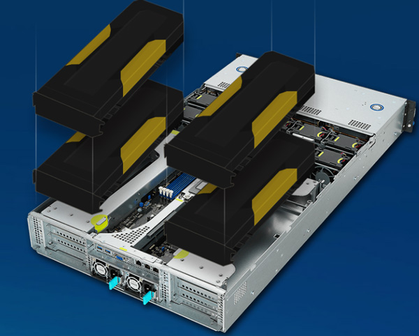 华硕推出2U单插槽EPYC服务器ESC4000A-E10：支持11路PCIe 4.0、20万兆网卡