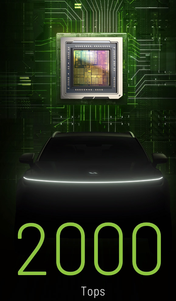 性能史无前例！理想汽车全尺寸SUV全球首次搭载NVIDIA自动驾驶智能芯片ORIN