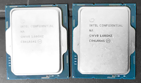 Intel官方首次展示12代酷睿处理器实物照片：媲美台积电7nm