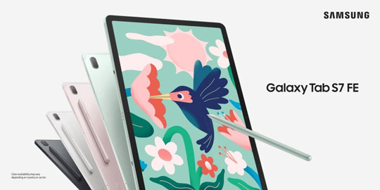 三星发布Galaxy Tab S7 FE/A7 Lite平板电脑：骁龙 750G/Helio P22T芯片