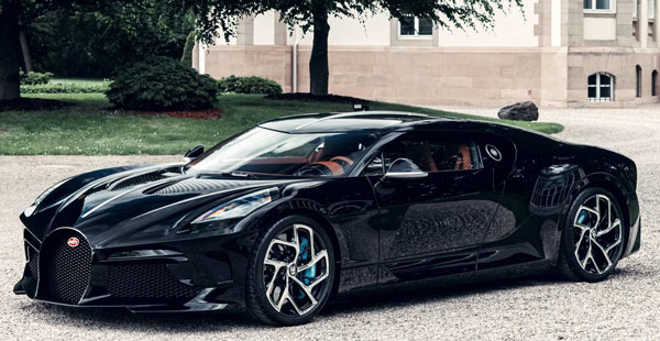 布加迪全新限量超跑La Voiture Noire官图发布：售价8600万