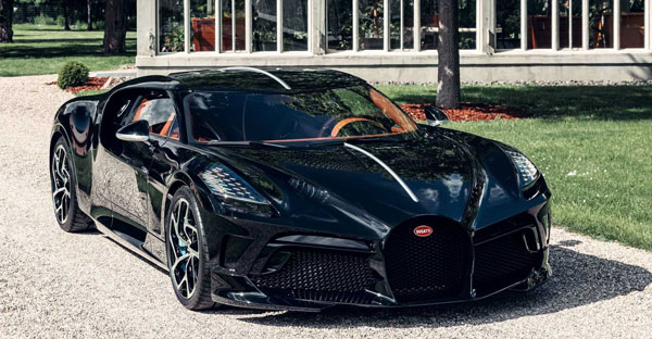 布加迪全新限量超跑La Voiture Noire官图发布：售价8600万