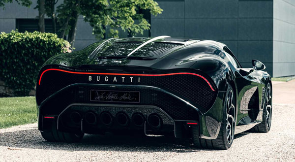 布加迪全新限量超跑La Voiture Noire官图发布：售价8600万