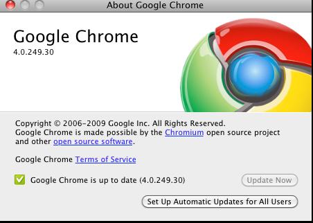 GoogleChrome Beta for Mac