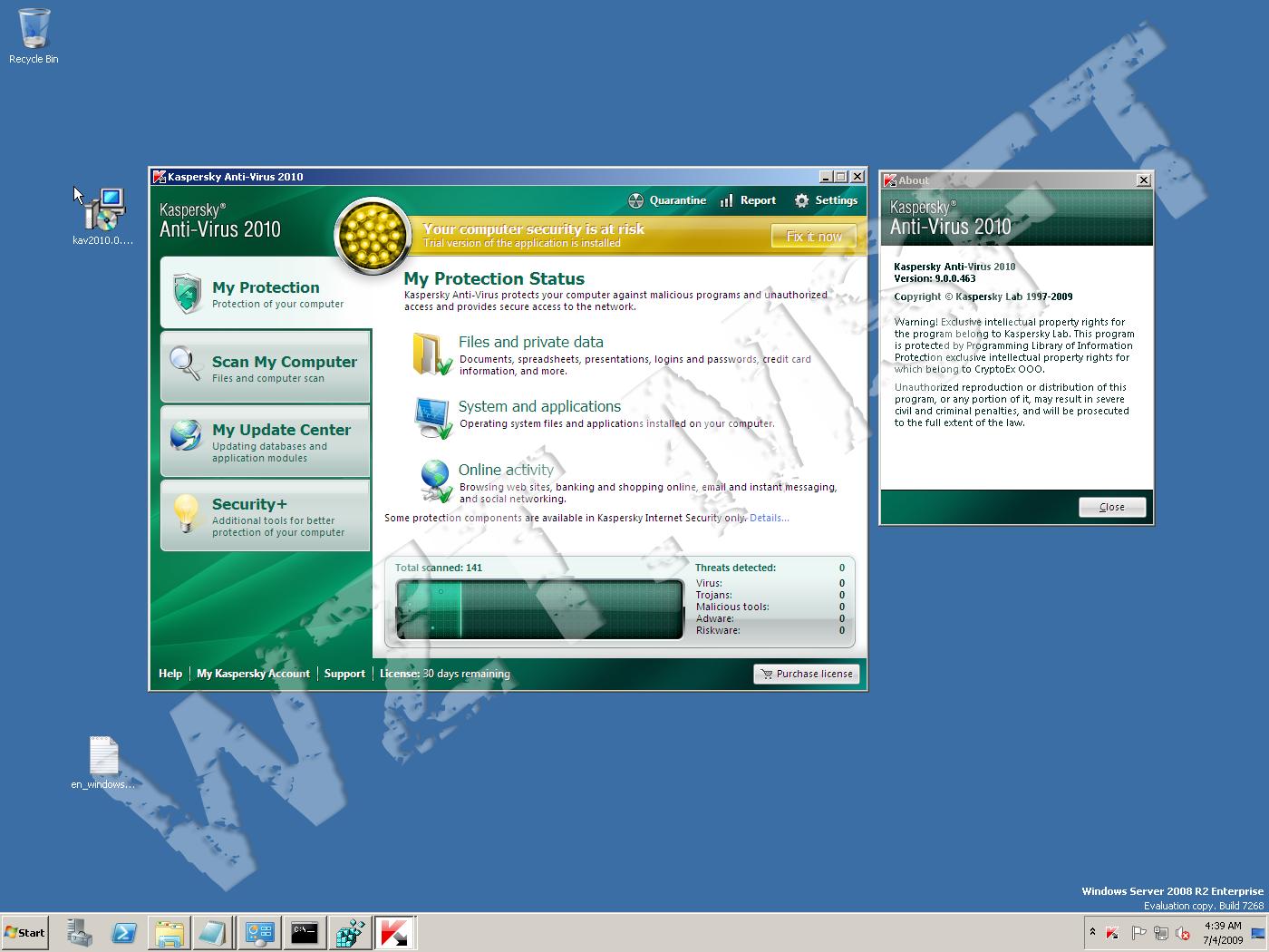 Windows Server 2008 R2 pre-RTM build 7268 x64 