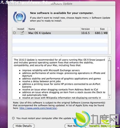 ƻMac OS X 10.6.5ʽ淢