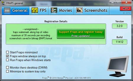 ԿFraps 3.2.0