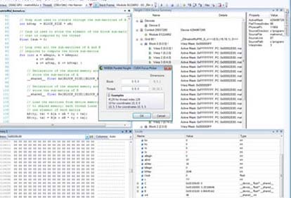 NVIDIAVS GPUParallel Nsight 1.0