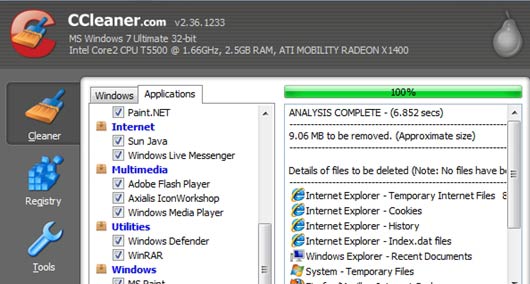 ϵͳʦCCleaner v2.36.1233