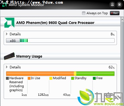 أAMDȫϵͳӹSystem Monitor 0.91