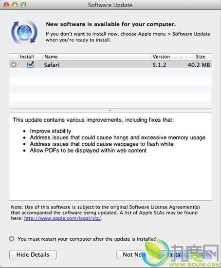 Safari 5.1.2أĽȶ޸