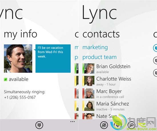 أLync 2010 for Windows Phoneʽ