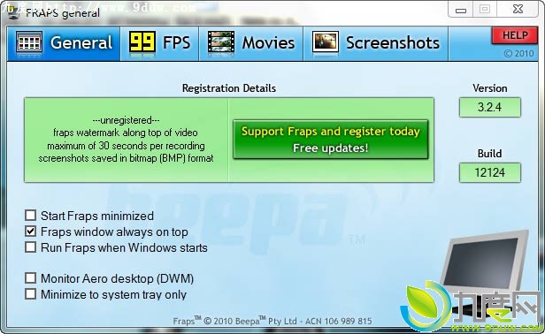 ϷƵ¼ƹFraps v3.2.8ʽ淢