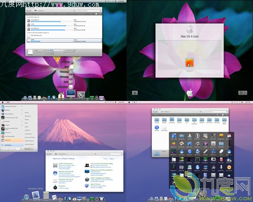 Windows 7ϵͳMac OS X Lionϵͳ