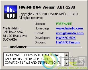 64λӲ⹤HWiNFO64 v3.81