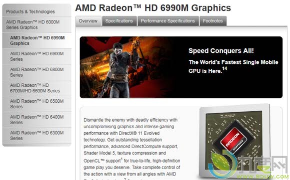 AMDʼǱƶԿRadeon HD 6990M