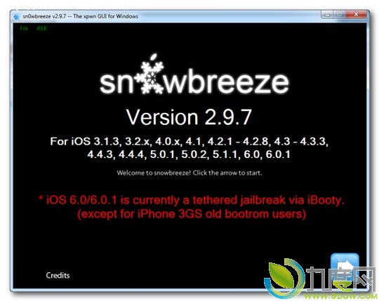 iOSԽSn0wBreeze 2.9.7淢 ֧iOS 6.0.1Խ