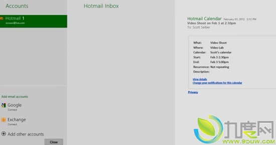 Windows8ϵͳԭ֧Google GMailGoogle Calendar