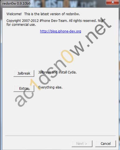 [Dev TeamƷ]iphoneԽRedSn0w 0.9.10b6b