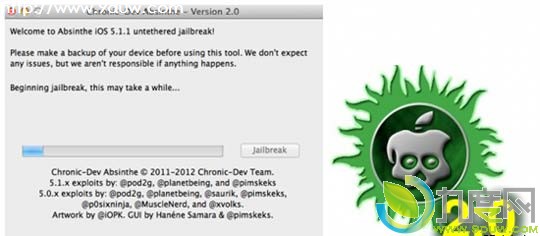 iOS 5.1.1ԽAbsinthe 2.0.1