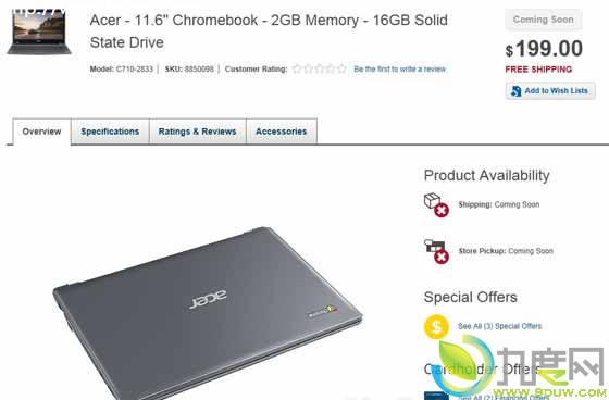 곞Ƴع̬ӲC7ϵChromebookʼǱC710-2833ۼ۲