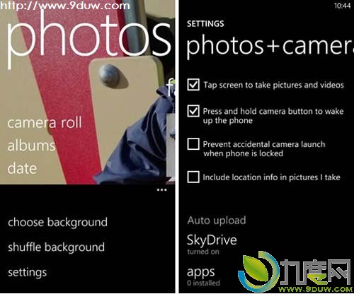 Windows Phone 8ʼ֧ϴͼƬƵSkyDrive
