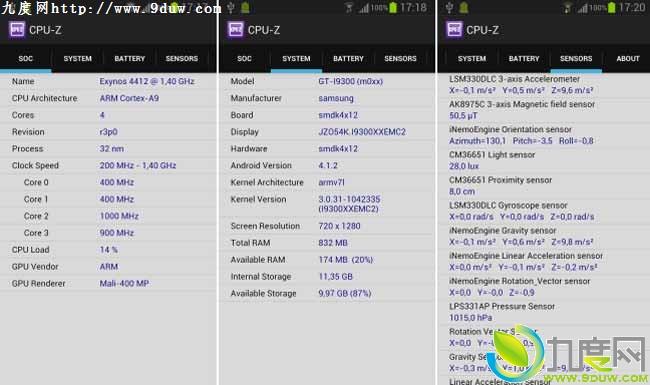 CPU-Z for Android淢ȫ˽ֻӲ