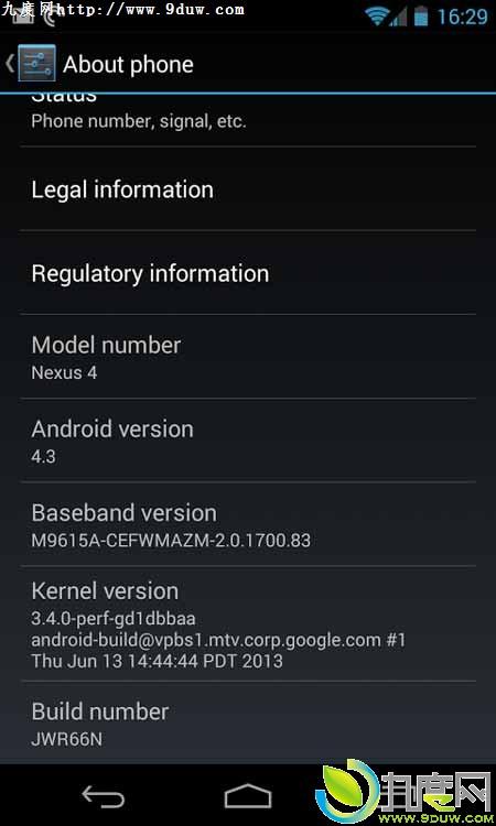 أNexus 4汾Android 4.3̼ ն