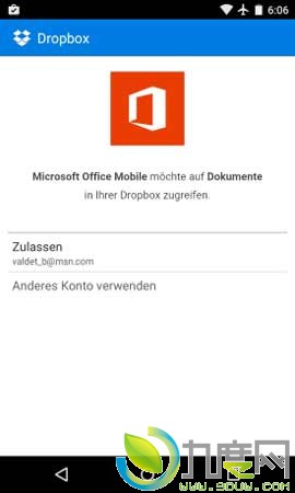 AndroidOffice MobileӦø£Dropbox֧