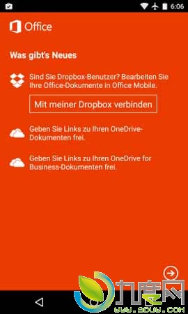 AndroidOffice MobileӦø£Dropbox֧